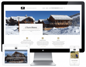 Lancement site chalet ours blanc - blog IBFY